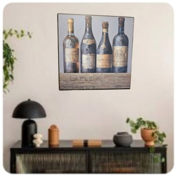 Wine Bottle Wood Frame Baochuan Chen Open Edition - Picture 9 of 9